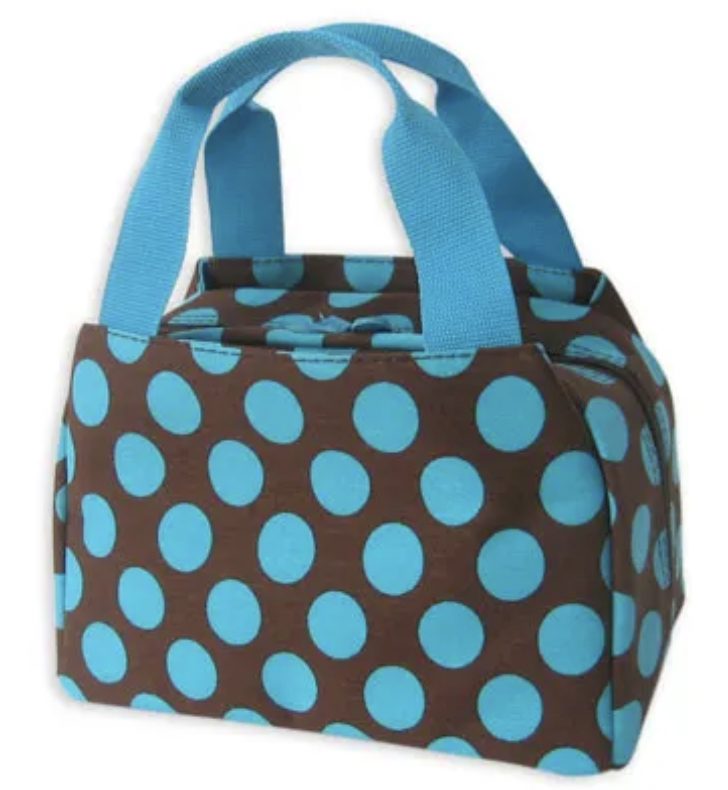 Screen Shot 2022-07-30 at 9.27.28 PM Lunch Bag Polka Dot Design - Image 1