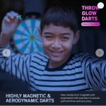 Light-Up Magnetic Dart Board Game - Image 3
