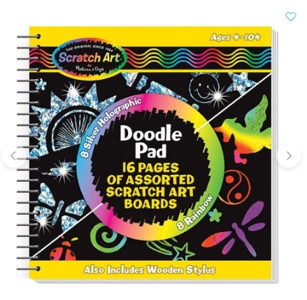 Screenshot 2022-07-20 2.25.15 PM Scratch Art® Doodle Pad Book By Melissa & Doug - Image 1