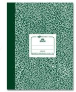Composition Notebook Lab Style Legal Ruled 10.13 x 7.88 - National Green Marble Cover 96 Sheet Count 2pk