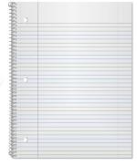 Spiral Notebooks College Ruled 8.5 X 11- Oxford Coil-lock Wirebound 100 Sheet Count 5pk - Image 2