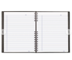 Notebook College Ruled 8.5 X 11- Notepro Blueline Black Cover 1 Subject 100 Sheet Count - Image 6