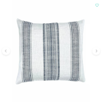 Outdoor Throw Pillow Beach Club White Striped - Image 4