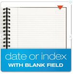 Spiral Notebooks College Rule 8.25 X 5.88 - TOPS Royale Wirebound Gray & Black Cover 96 Sheet Count - Image 5