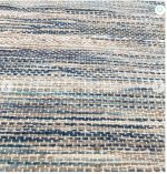 Area Rug Handmade Jute Woven Carpet Beige Indigo - Image 6