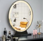 Lighted Vanity Mirror Hollywood Makeup Design In Black - Image 6