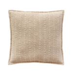 Cotton Throw Pillow Hand Quilted Striped Design  20x20