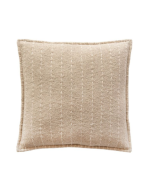 Cotton Throw Pillow Hand Quilted Striped Design  20x20