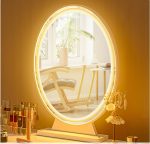 Lighted Vanity Mirror Hollywood Makeup Design In White - Image 5