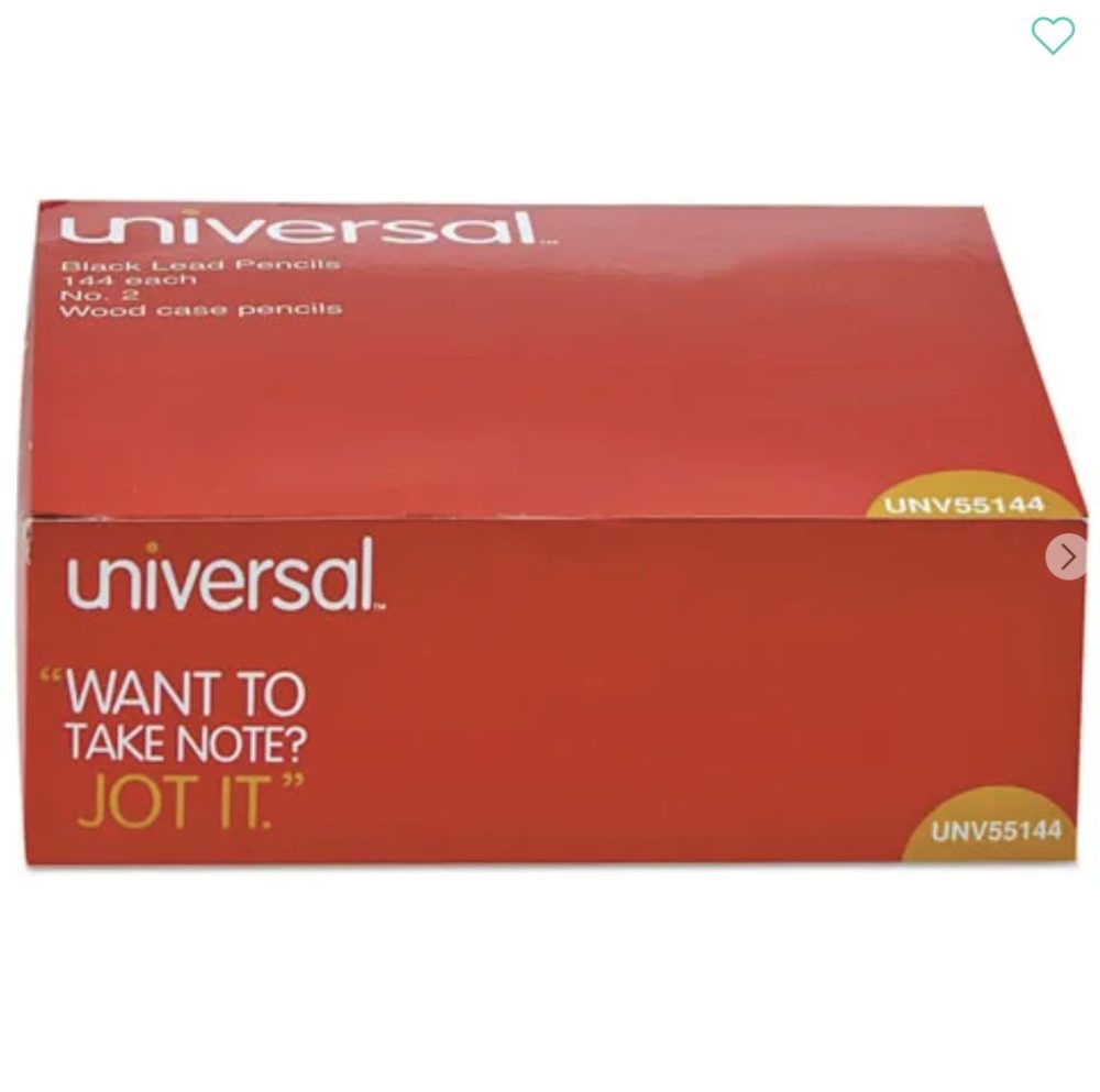 #2 Pencils - Universal Wooden Cased 144pk - Image 2