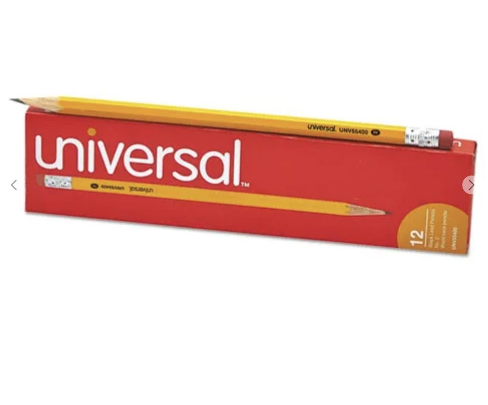 #2 Pencils - Universal Wooden Cased 12pk - Image 1