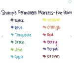 Permanent Markers Fine Bullet Tip Blue Ink – Sharpie 12pk - Image 2