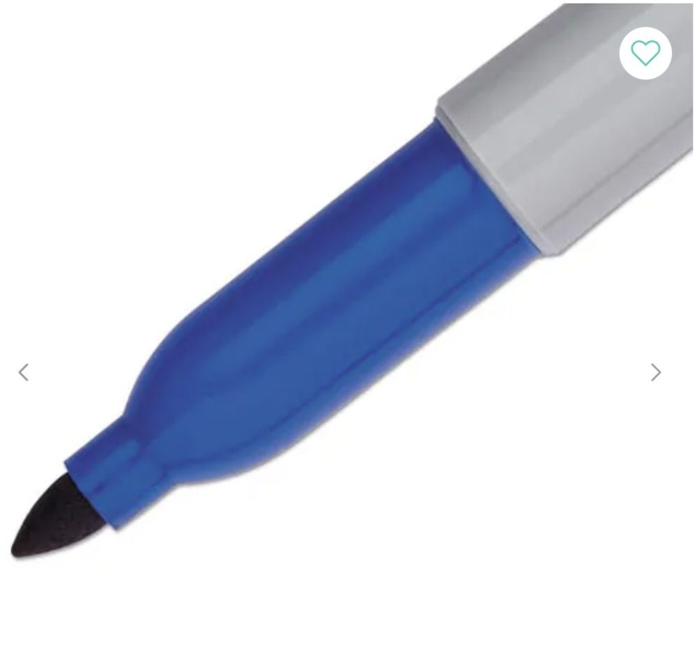 Permanent Markers Fine Bullet Tip Blue Ink – Sharpie 12pk - Image 3