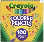 Colored Pencils Long Length - Crayola Assorted Colors 100pk - Image 4