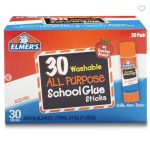 Glue Sticks All Purpose Washable - Elmer's School Glue 30pk