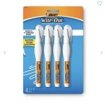 White-Out Pen - BIC Shake 'n Squeeze Correction Pen 4pk
