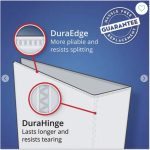 Binder 3 Ring 1.5" Capacity 8.5 X 11 Heavy-duty Non Stick View With Durahinge And Slant Rings - Avery White - Image 5
