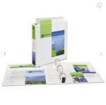 Binder 3 Ring 1.5" Capacity 8.5 X 11 Heavy-duty Non Stick View With Durahinge And Slant Rings - Avery White - Image 4