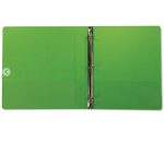 Binder 3 Ring 1" Capacity 8.5 X 11 Earth’s Choice Biobased Durable Fashion View - Samsill Lime Colored 2pk - Image 6