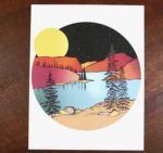 Art Print "Full Moon Over the Mountains" - Image 4