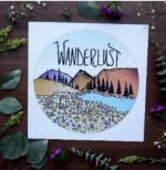Art Print "Wanderlust & Mountains" - Image 2