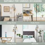 Floor Lamp Retro Steady 3-Head Hanging Amber Glass Shade - Image 8