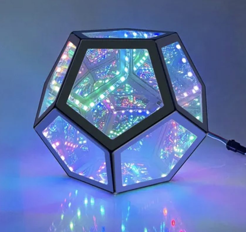 Screen Shot 2022-08-21 at 7.56.52 PM Table Lamp LED Night lamp Adjustable Color Light Infinite Dodecahedron - Image 1