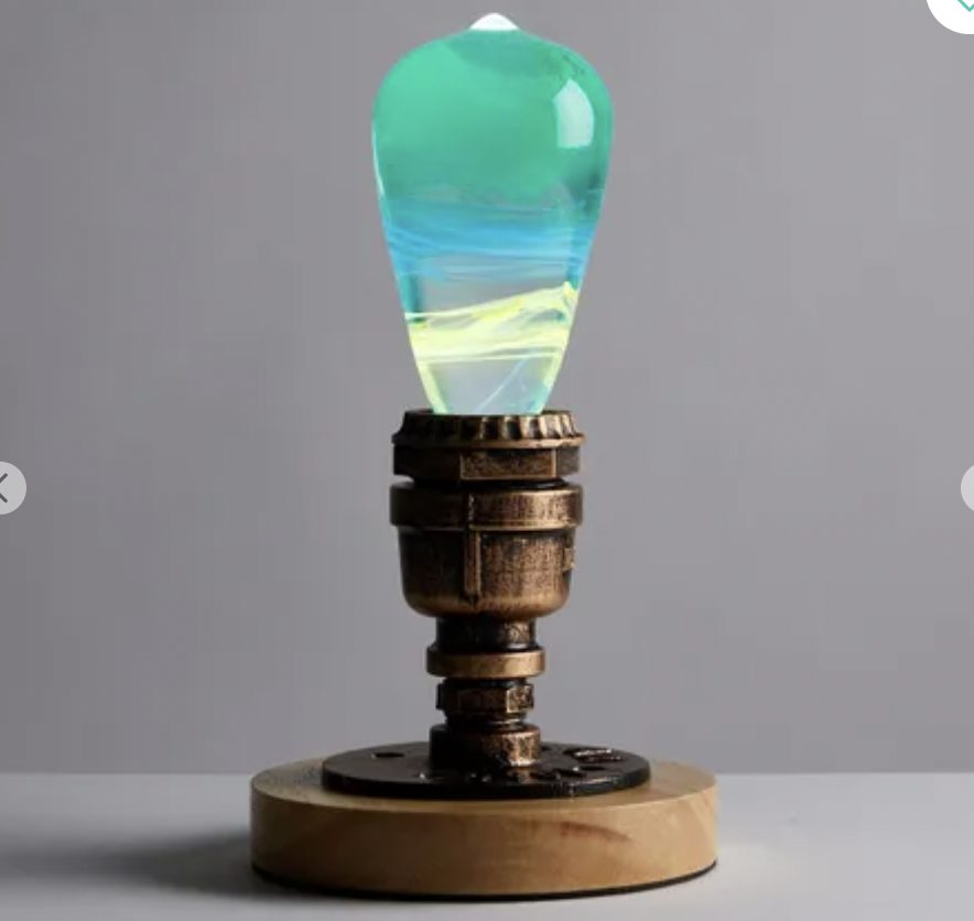 Screen Shot 2022-08-22 at 12.18.33 PM Table Lamp EP LIGHT Design LED Fixture Light Bulb With Vintage Base - Image 1