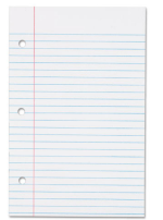 Filler Paper College Rule 8.5 X 5.5- TOPS 100 Sheet Count