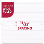 Filler Paper Legal Rule 8 X 10.5 - Mead 200 Sheet Count 2pk - Image 2