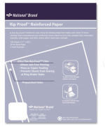 Filler Paper Reinforced Narrow Rule 8.5 X 11 - National Rip 100 Sheet Count - Image 3