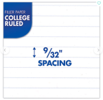 Filler Paper College Rule 8.5 X 11 - Mead 200 Sheet Count - Image 4