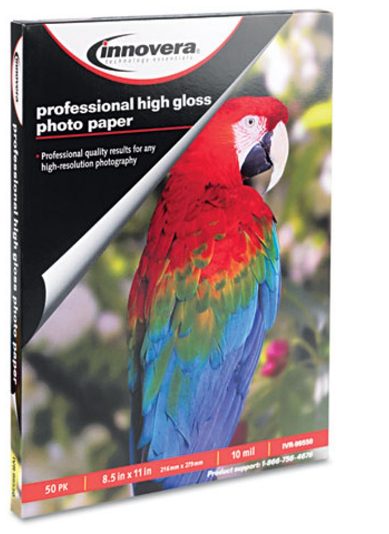 Screenshot (1407) Photo Paper 8.5 X 11 High Gloss - Innovera 50 Sheet Count - Image 1