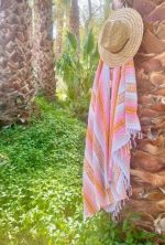 Throw Blanket Mexican Serape Honey Bloom Design