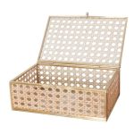 Decor Box Natural Cane Wicker Medium Sized