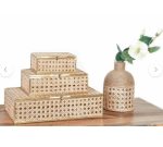 Decor Box Natural Cane Wicker Large Sized - Image 3