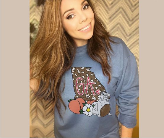 14 Sweatshirt All about Georgia Design - Image 1