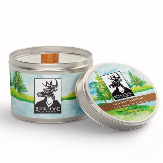 Screenshot 2022-09-09 2.55.57 PM Candle Scented Soy Sustainable Woodwick Old Sandalwood - Image 1