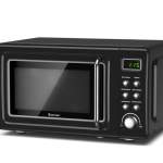 700W Countertop Microwave Oven Retro In Golden