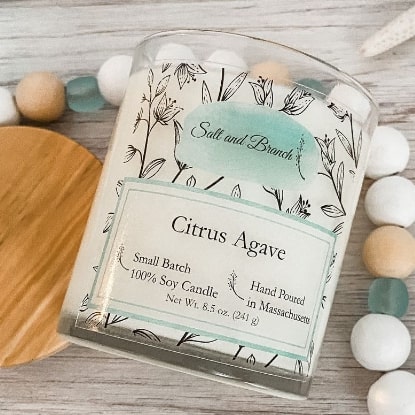 Screenshot 2022-09-12 9.34.04 AM Candle Citrus Agave Scented - Image 1