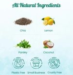 Bar Soap Speckless Chia Lemon Parsley & Coconut Oil - Image 3