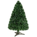 Artificial Christmas Tree Pre-Lit Fiber With Optic PVC - Image 5