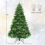 Artificial Pre-lit PVC Christmas Tree With LED Lights - Image 6