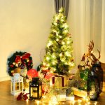 LED Christmas Tree with Red Berries Pine Cones - Image 3