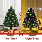 Pre-Lit Christmas Tree Fiber Optical Firework - Image 4