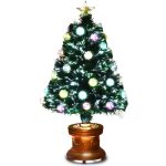 Pre-Lit Christmas Tree Fiber Optical Firework - Image 3