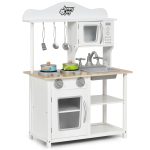 Wooden Kitchen Playset Honey Joy Pretend Cookware Set