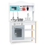 Wooden Kitchen Playset & Cooking Utensils