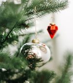 Glass Ornaments 4" Silver Jewels 6pk - Image 2