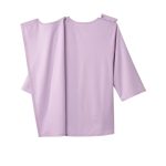 Blouse Top Women's Assisted Dressing Open Back 3/4 Length Sleeve Top With Embroidery In Lilac Mist - Image 3